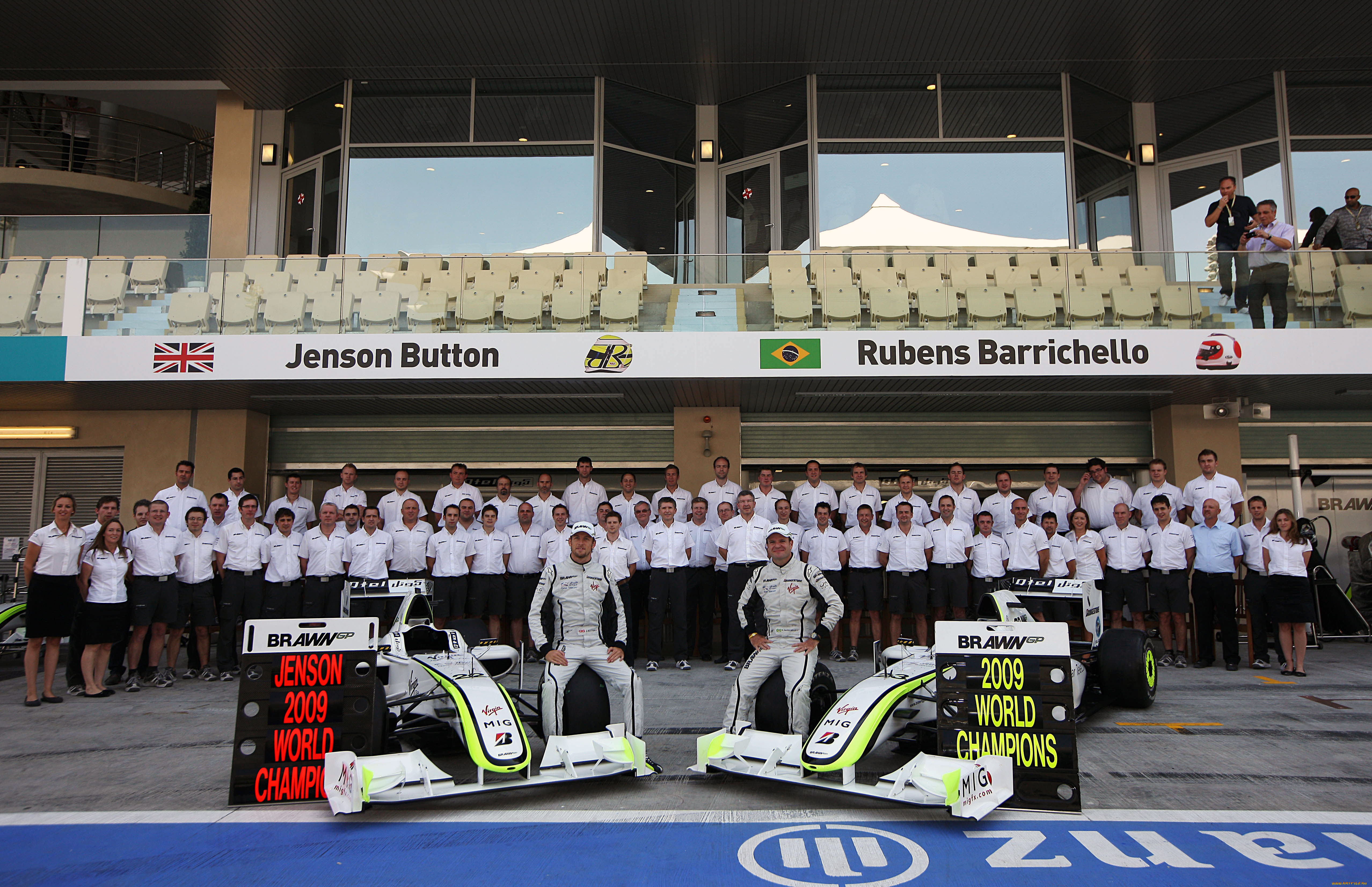 jenson, button, and, rubens, barrichello, , , , , 1